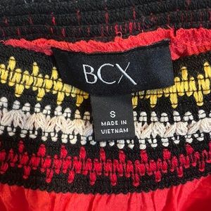 Women’s red shirt as seen